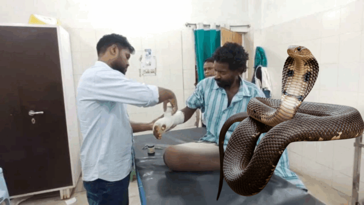 अंधविश्वास को तगड़ा तमाचा, झाड़-फूंक वाले बाबा को स्नेक बाइट हुआ तो भागे अस्पताल, समय पर पहुंचने से बची जान