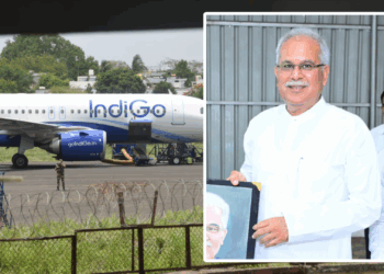 रायपुर में इंडिगो विमान ने बढ़ाया ‘टेंशन’, पूर्व CM भूपेश बघेल समेत यात्री 30 मिनट तक फंसे!