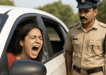 कार से आ रही थी लड़की की चीखने की आवाज, अपहरण समझकर पुलिस दौड़ी, गाड़ी रुकी तो गजब की अंदरूनी कहानी निकली