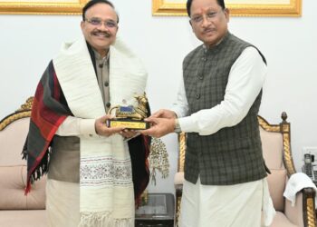 युवाओं में नेतृत्व और सेवा भाव का सशक्त मंच बनेगी राष्ट्रीय जंबूरी : CM साय, स्काउट्स एंड गाइड्स के राष्ट्रीय अध्यक्ष अनिल जैन ने की CM से मुलाकात