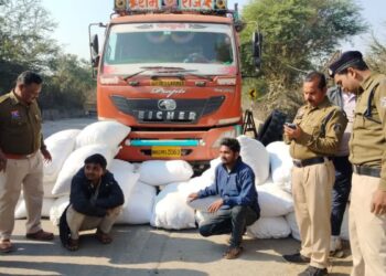 महासमुंद में नशे के सौदागरों पर ‘सर्जिकल स्ट्राइक’: 4.75 करोड़ का गांजा जब्त, 2 अंतरराज्यीय तस्कर गिरफ्तार