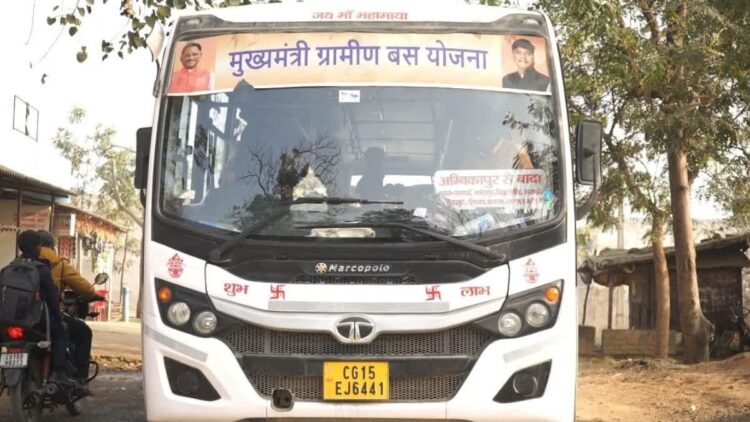 साय सरकार की ‘मुख्यमंत्री ग्रामीण बस योजना’ से बदली वनांचल की सूरत, अब गांव-गांव पहुंच रही बस