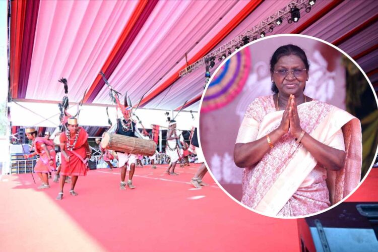 बस्तर पंडुम में पहुंचीं राष्ट्रपति द्रौपदी मुर्मू: बोलीं- ‘छत्तीसगढ़ की आत्मा आदिवासी संस्कृति में’, माओवाद खत्म कर विकास की ओर बढ़ रहा क्षेत्र