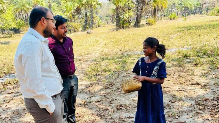 सुकमा में महुआ बीनने वाले हाथों में अब होगी कलम: कलेक्टर अमित कुमार ने सड़क किनारे रोका काफिला; मड़कामी मंगली और देवा की अब स्कूल में होगी वापसी
